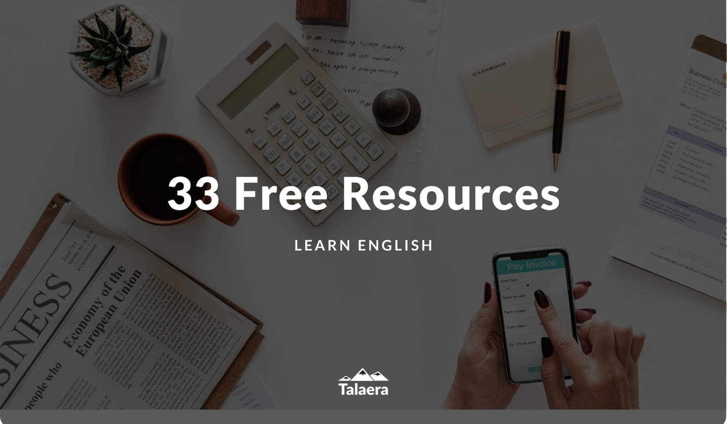 33 Free Resources to Learn English - Talaera