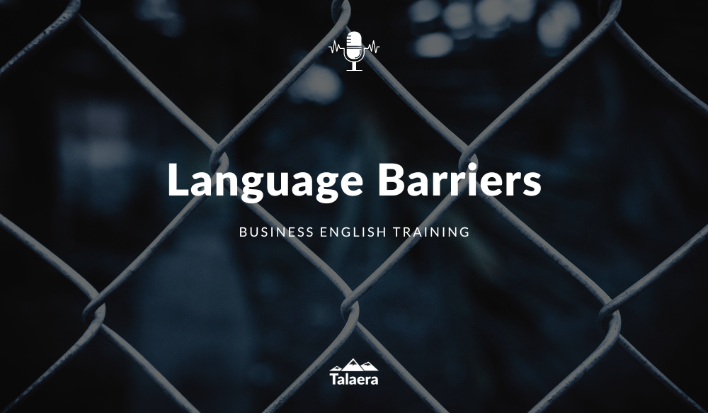 Language Barrier - Talaera Blog