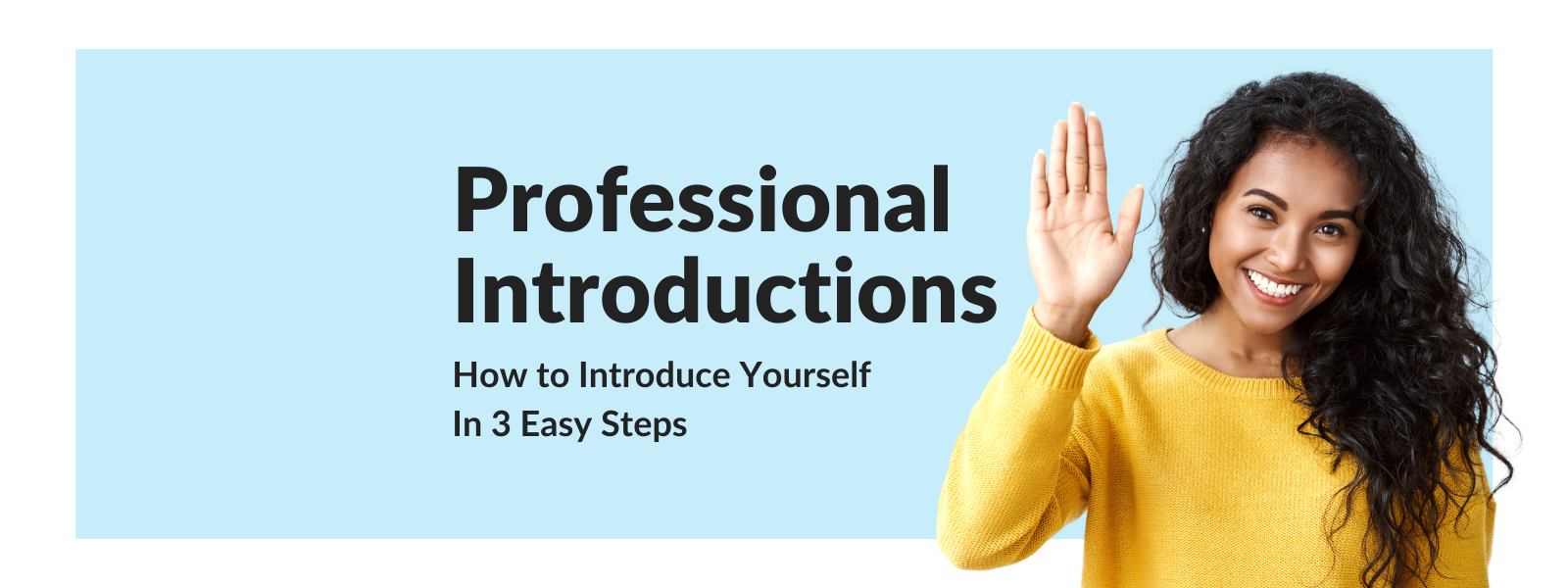 How To Introduce Yourself Professionally - Talaera Business English